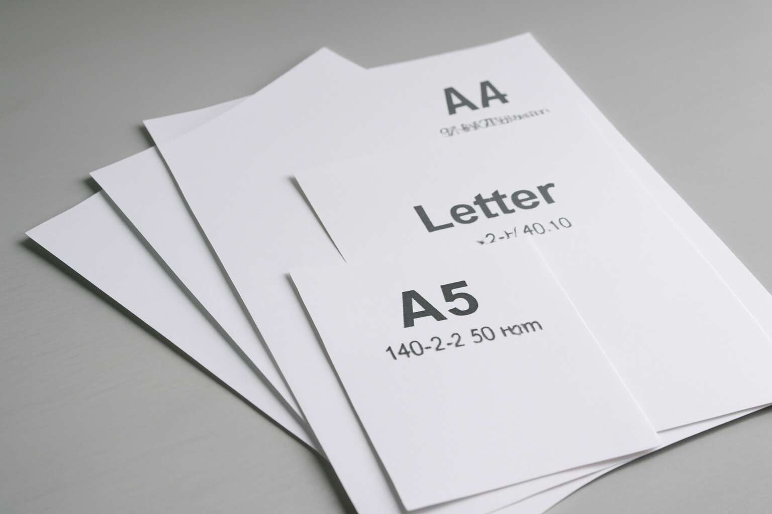 printer paper dimensions