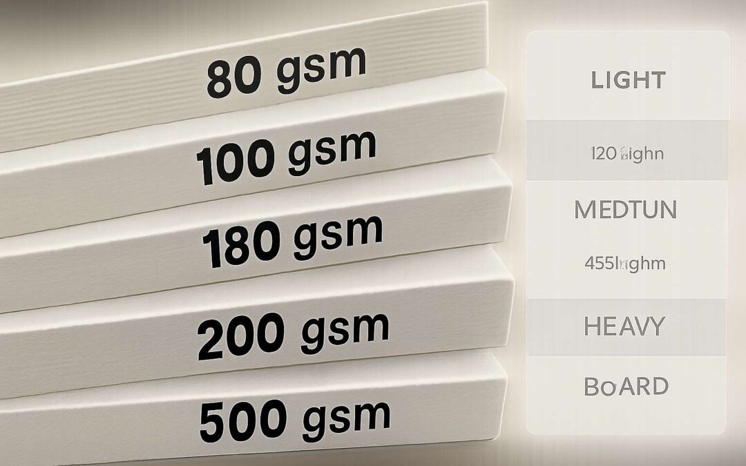 Comprehensive Printing Paper Thickness GSM Chart to Choose the Perfect Paper for Your Needs